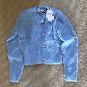English Factory Blue Sweater